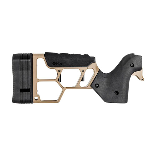 L'STS Buttstock unisce ergonomia tradizionale e modularità del sistema LSS GEN3, offrendo comfort, precisione e una presa sicura in tutte le condizioni.